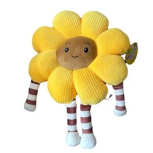 Smoochy Pals Plush Sunflower Toy NWT Groovy Happy 8in X 9in Gift Happy Twee